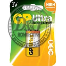 Алкална батерия GP ULTRA 6LF22 /6LR61, 9V, 1 бр., 1604AU21-SB1